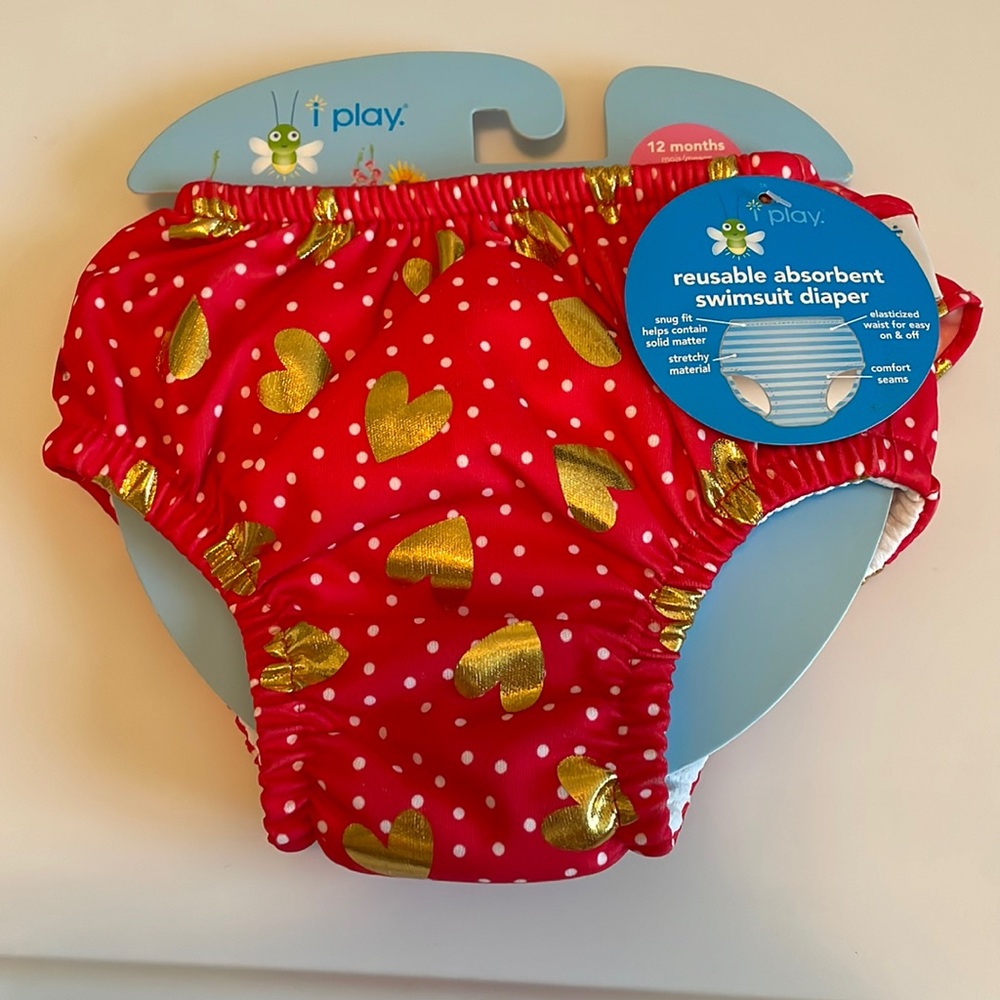 I play reusable swim diaper 12 months